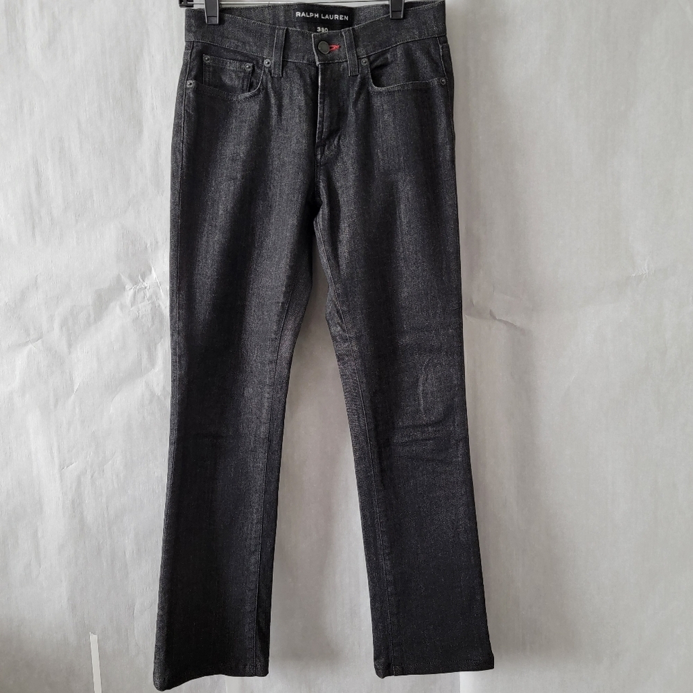 Ralph Lauren Black Label 380 Women's Black Denim Jeans Size 27